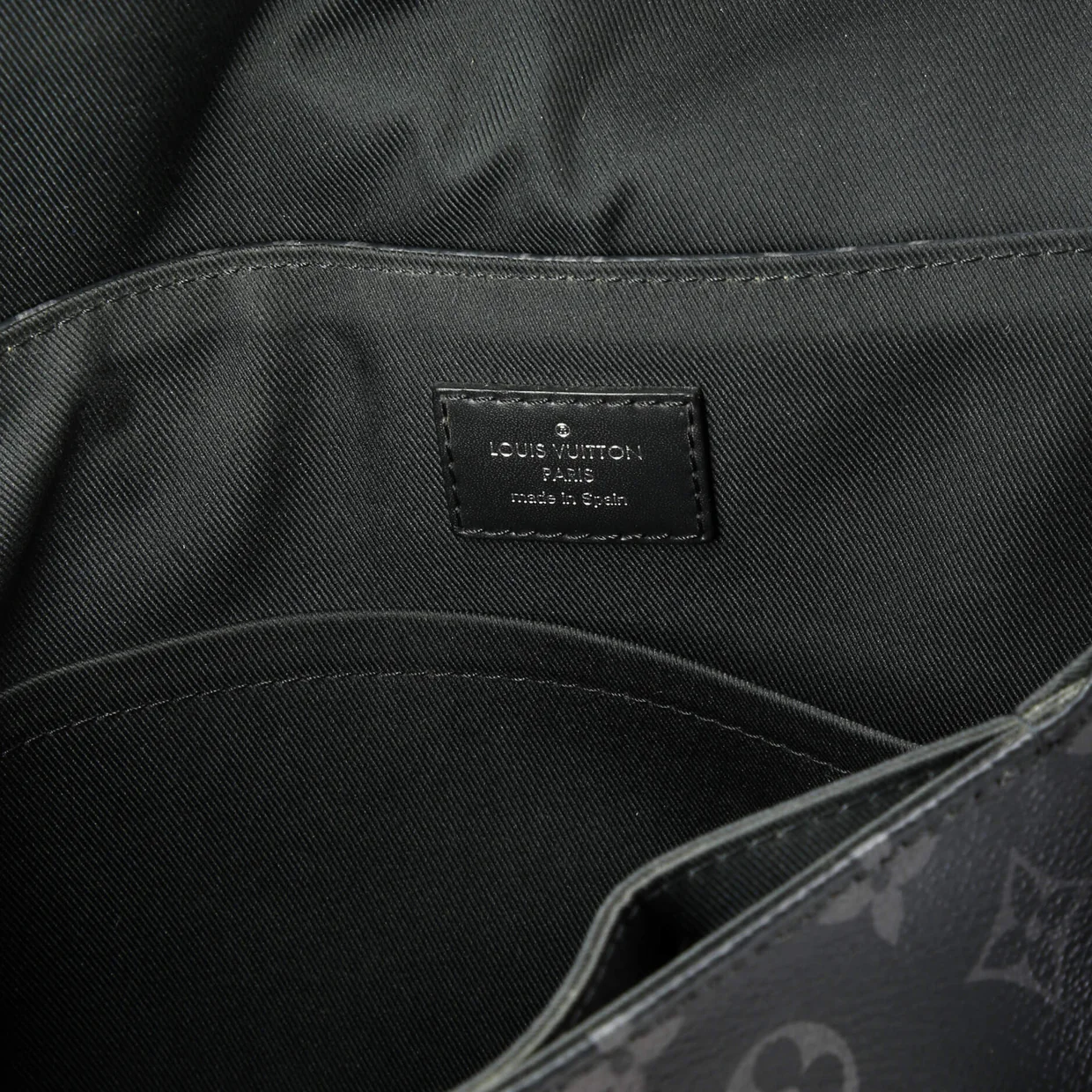 District Messenger Bag Monogram Eclipse Canvas PM - Deep Luxury