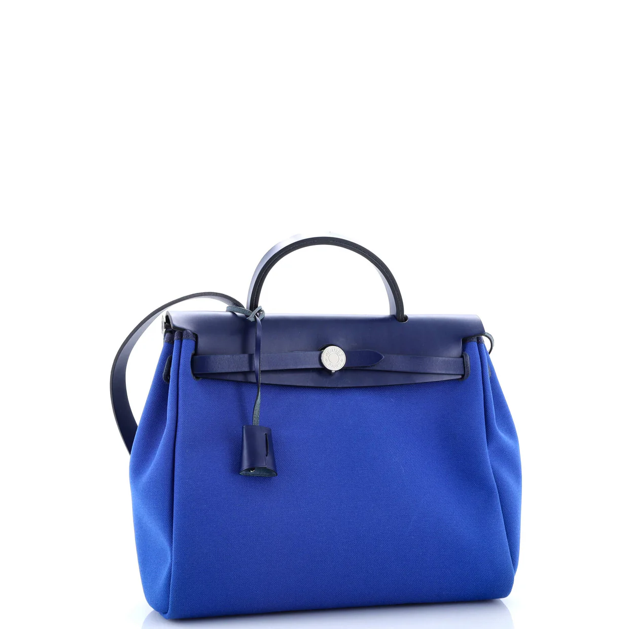 Herbag Zip Leather and Toile 31 - Deep Luxury