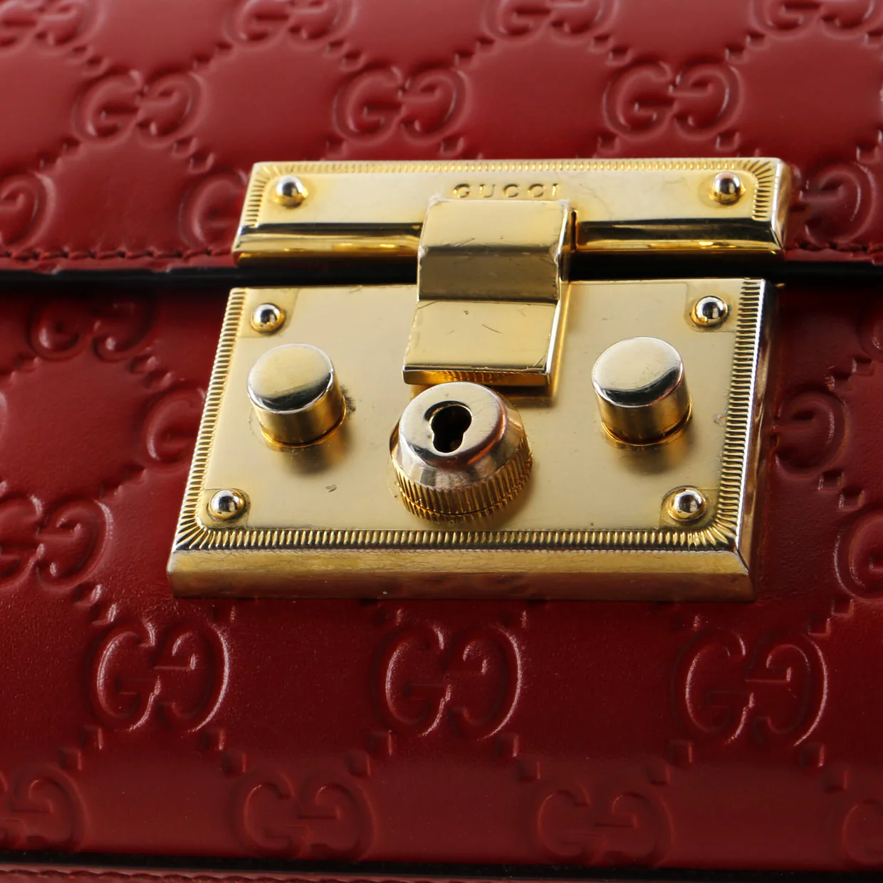 Padlock Shoulder Bag Guccissima Leather Small - Deep Luxury