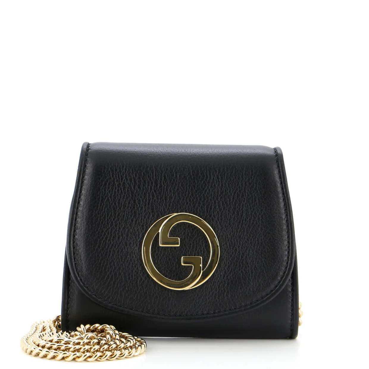 Blondie NM Wallet on Chain Leather Medium - Deep Luxury