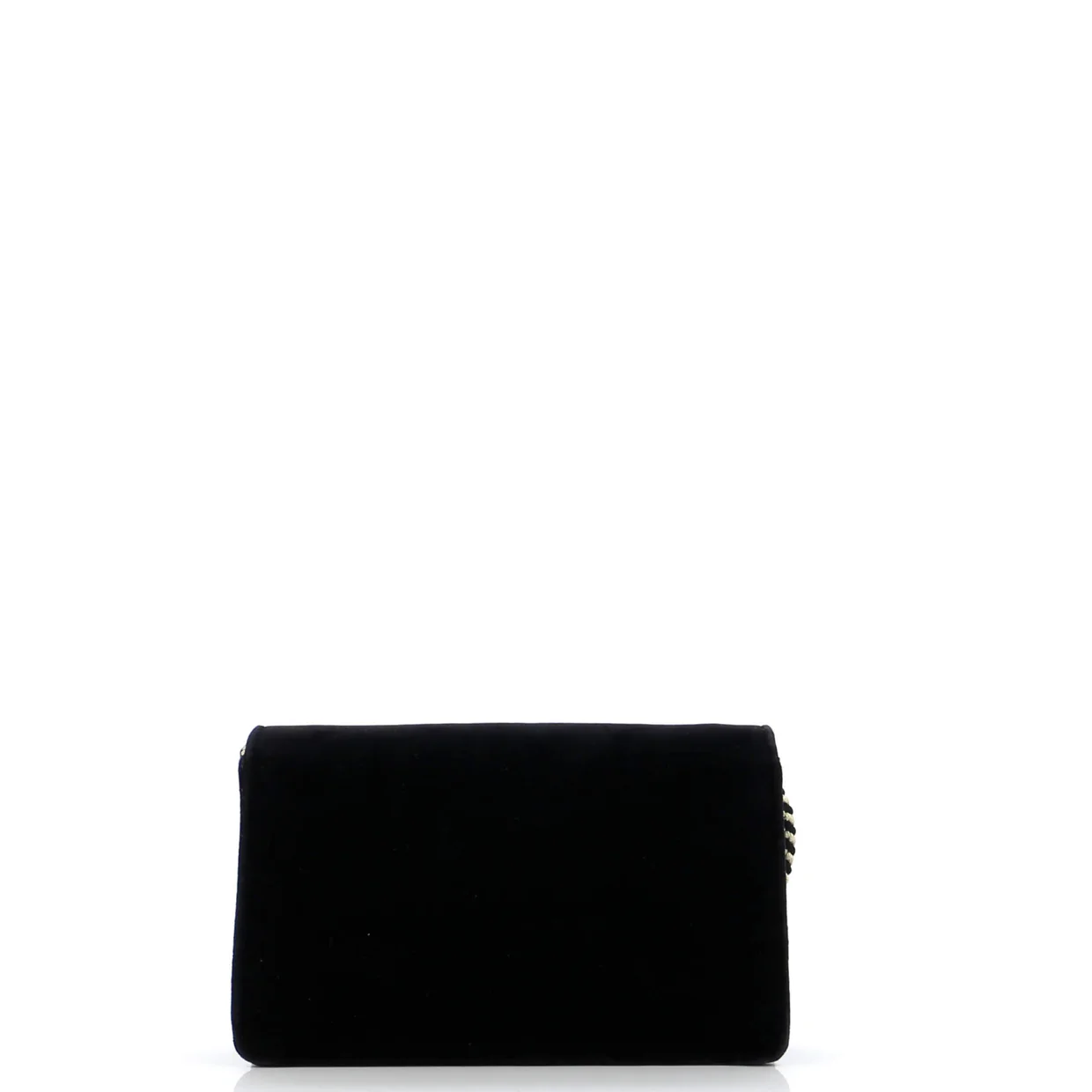 G Broadway Shoulder Bag Velvet with Crystals Small - Deep Luxury