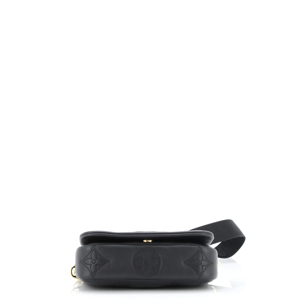 Wallet on Strap Bubblegram Leather - Deep Luxury