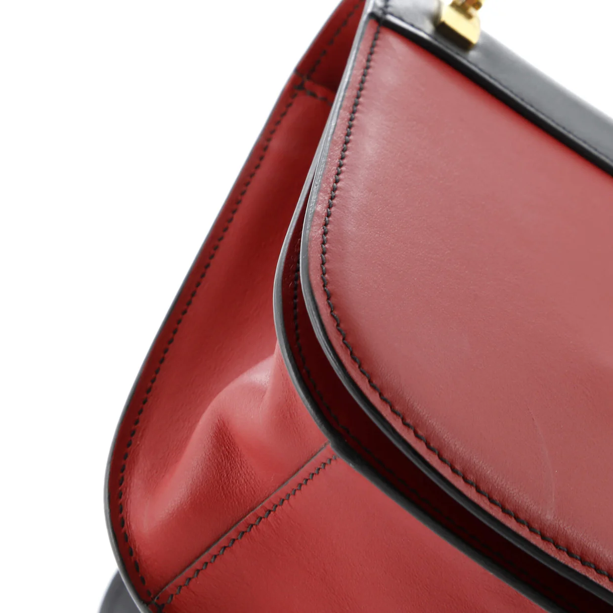 Pionniere Saddle Crossbody Bag City Calfskin Small - Deep Luxury