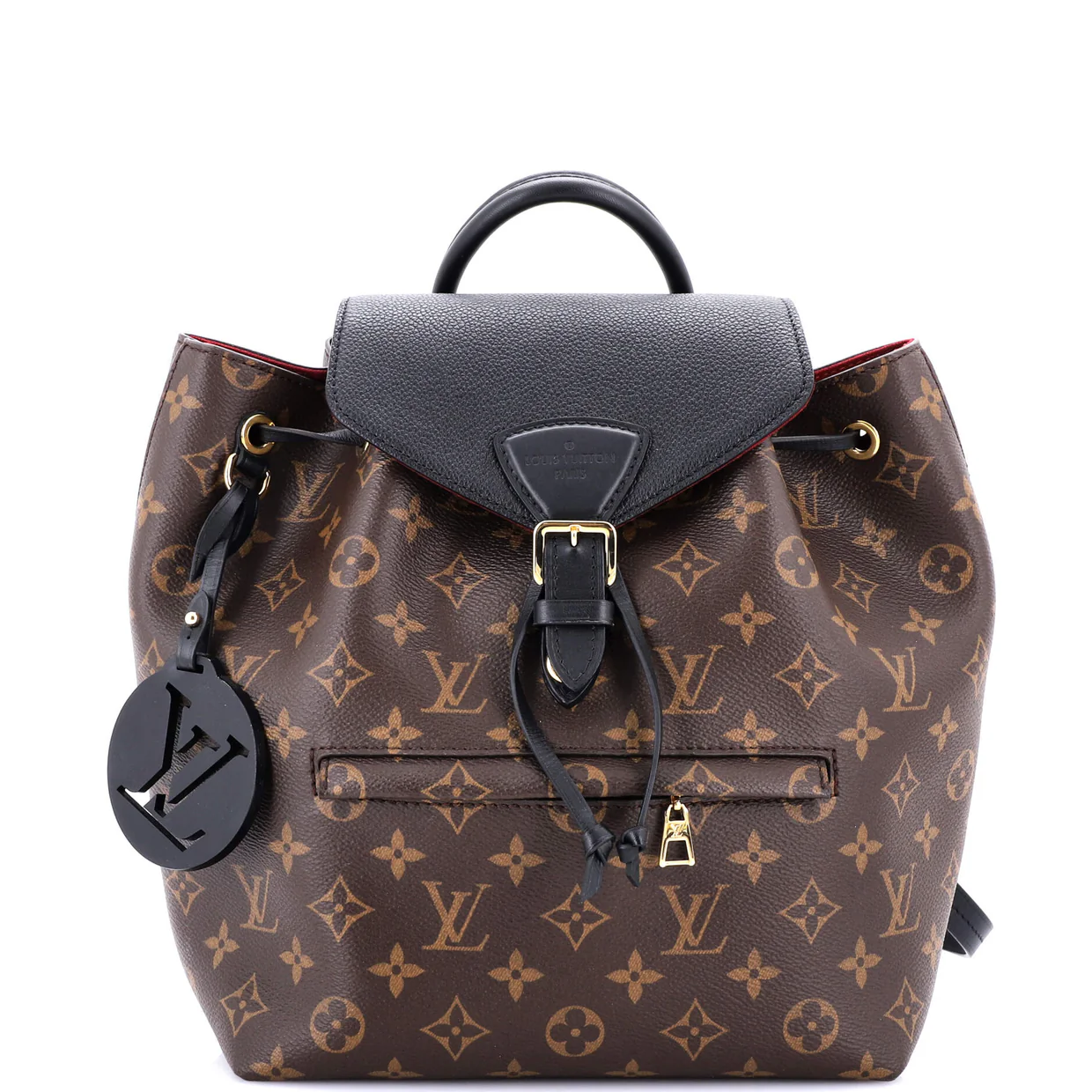 Montsouris NM Backpack Monogram Canvas with Leather PM - Deep Luxury