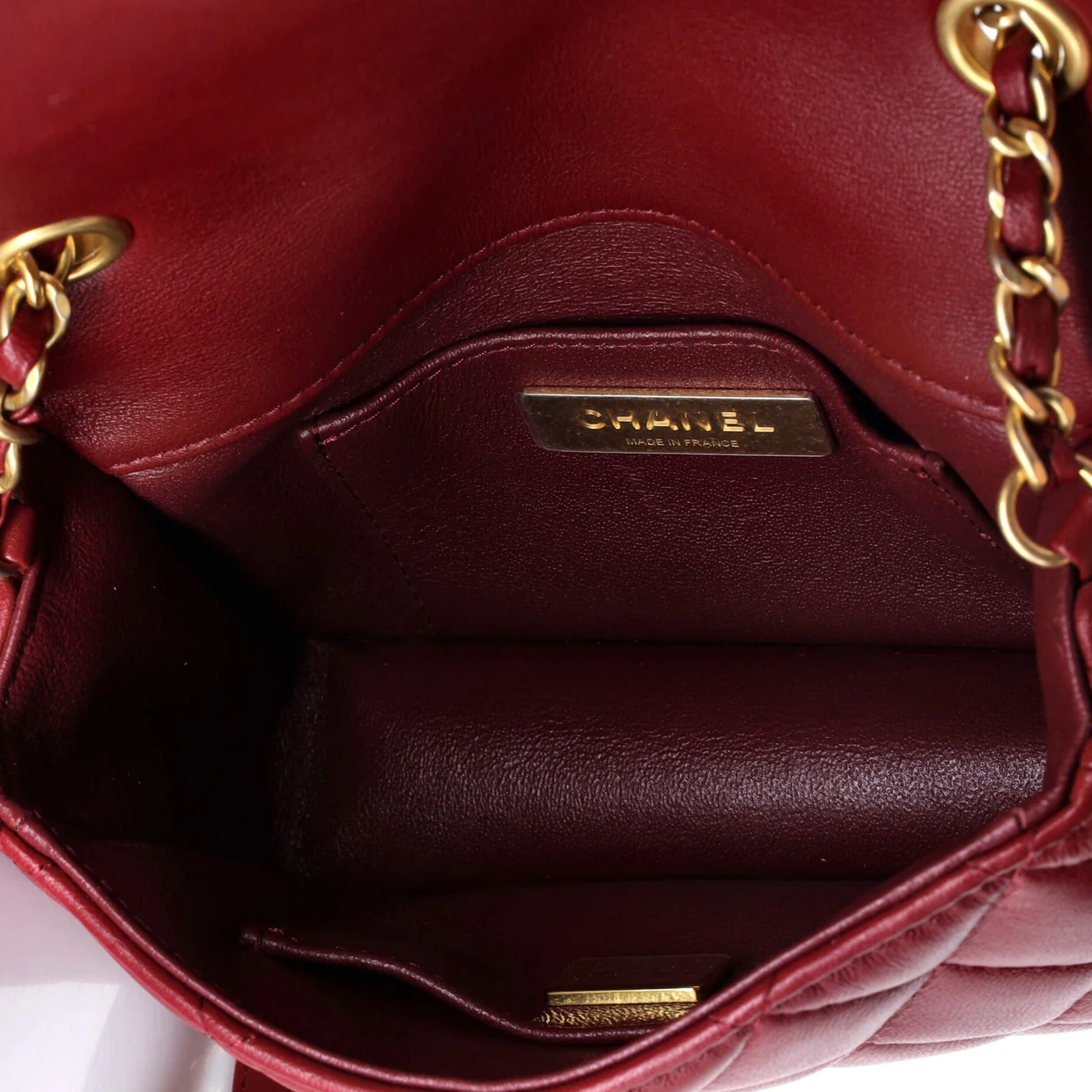 Crystal CC Full Flap Bag Quilted Lambskin Mini - Deep Luxury