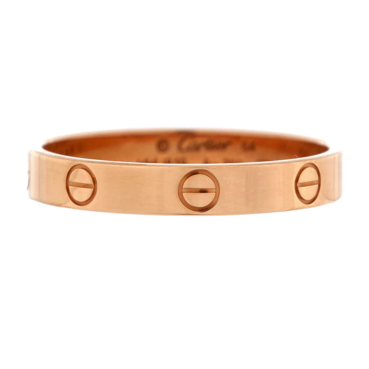 Love Wedding Band Ring 18K Rose Gold - Deep Luxury