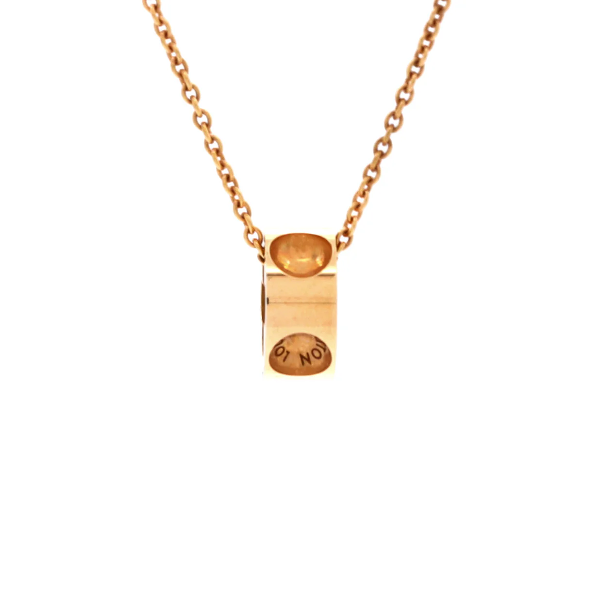 Empreinte Pendant Necklace 18K Rose Gold and Diamond - Deep Luxury