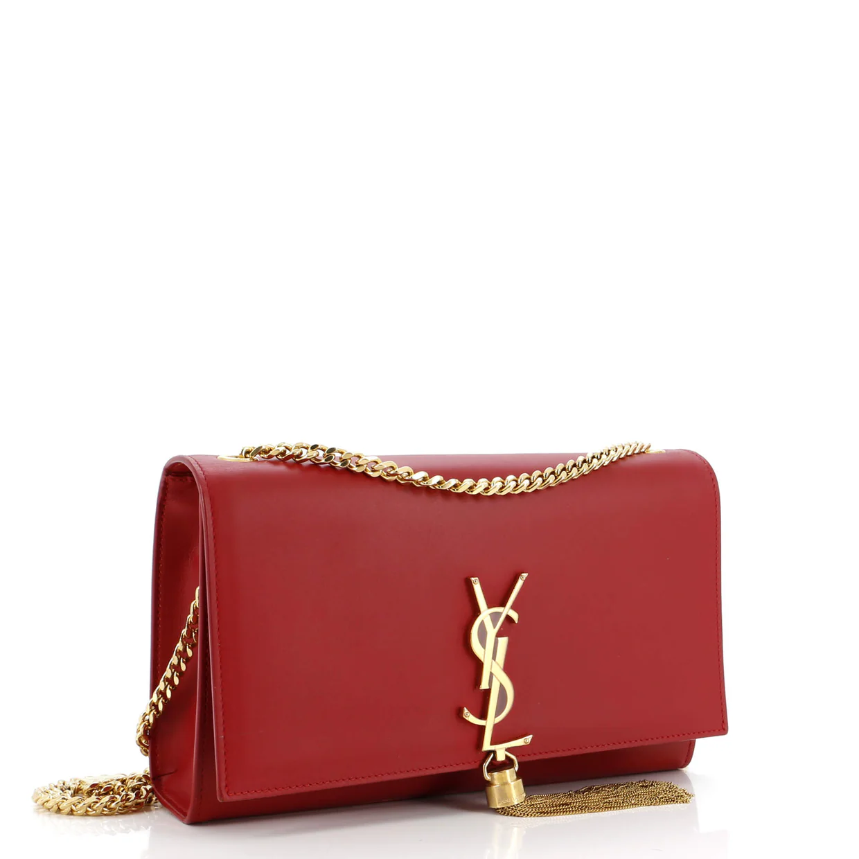 Classic Monogram Tassel Crossbody Bag Leather Medium - Deep Luxury