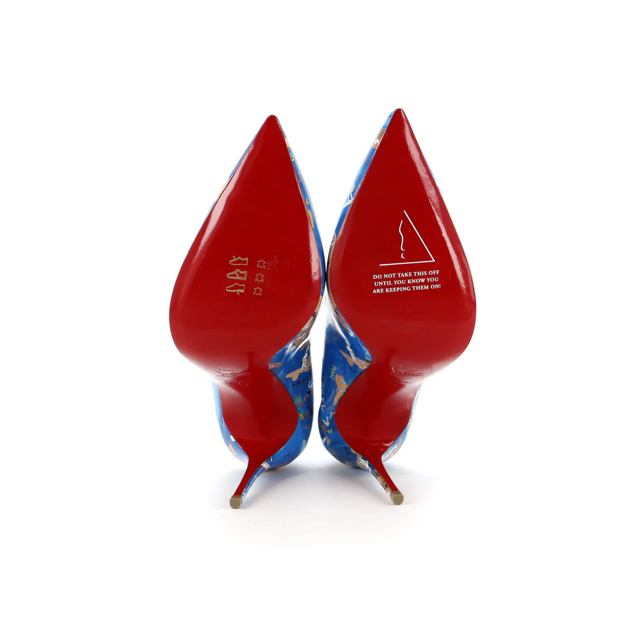 Women's Hot Chick Pumps Printed Patent 100 - Deep Luxury