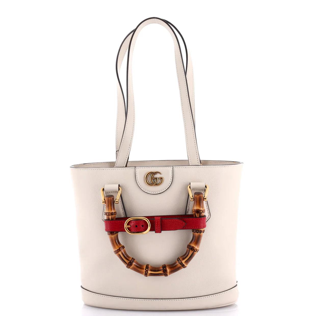Diana Convertible Bucket Bag Leather Small - Deep Luxury
