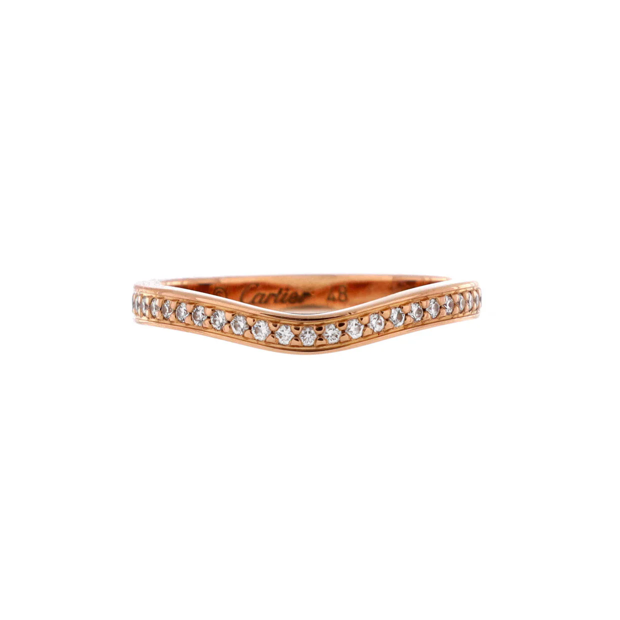 Ballerina Ring 18K Rose Gold with Diamonds - Deep Luxury