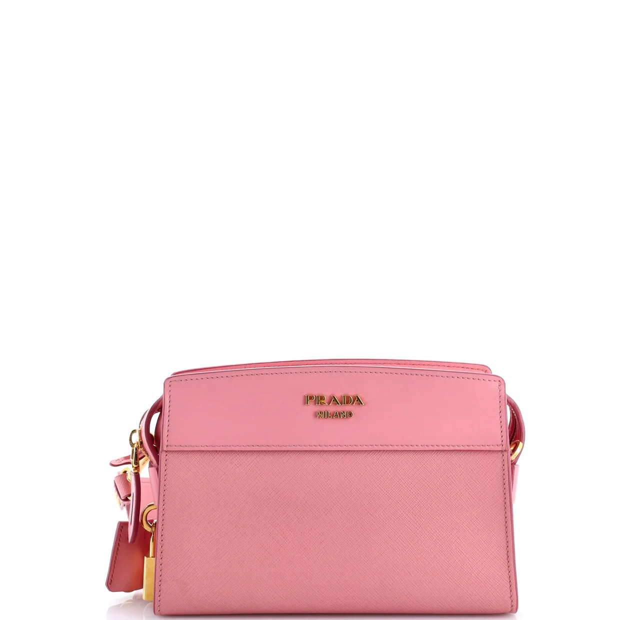 Esplanade Crossbody Bag Saffiano with City Calf Small - Deep Luxury