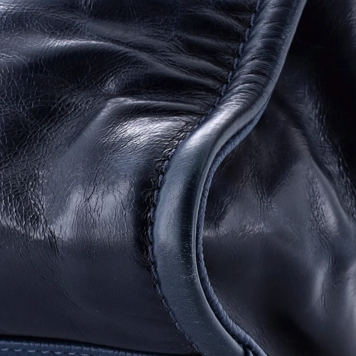 Deauville Tote Glazed Calfskin Small - Deep Luxury