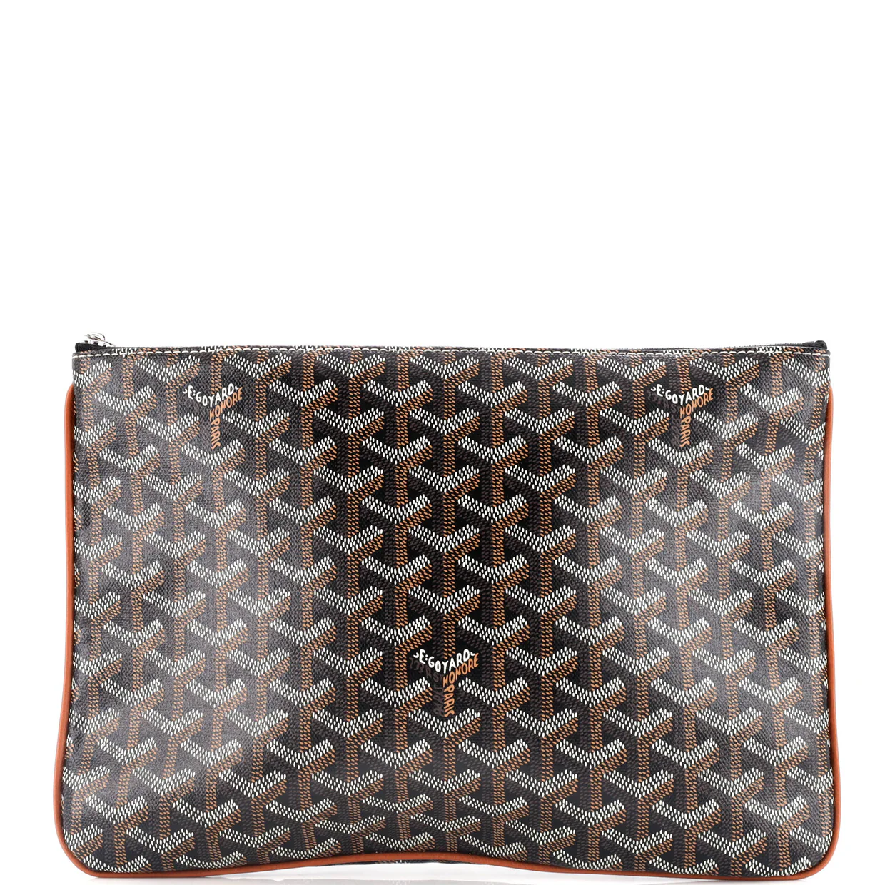 Senat Zip Pouch Coated Canvas MM - Deep Luxury