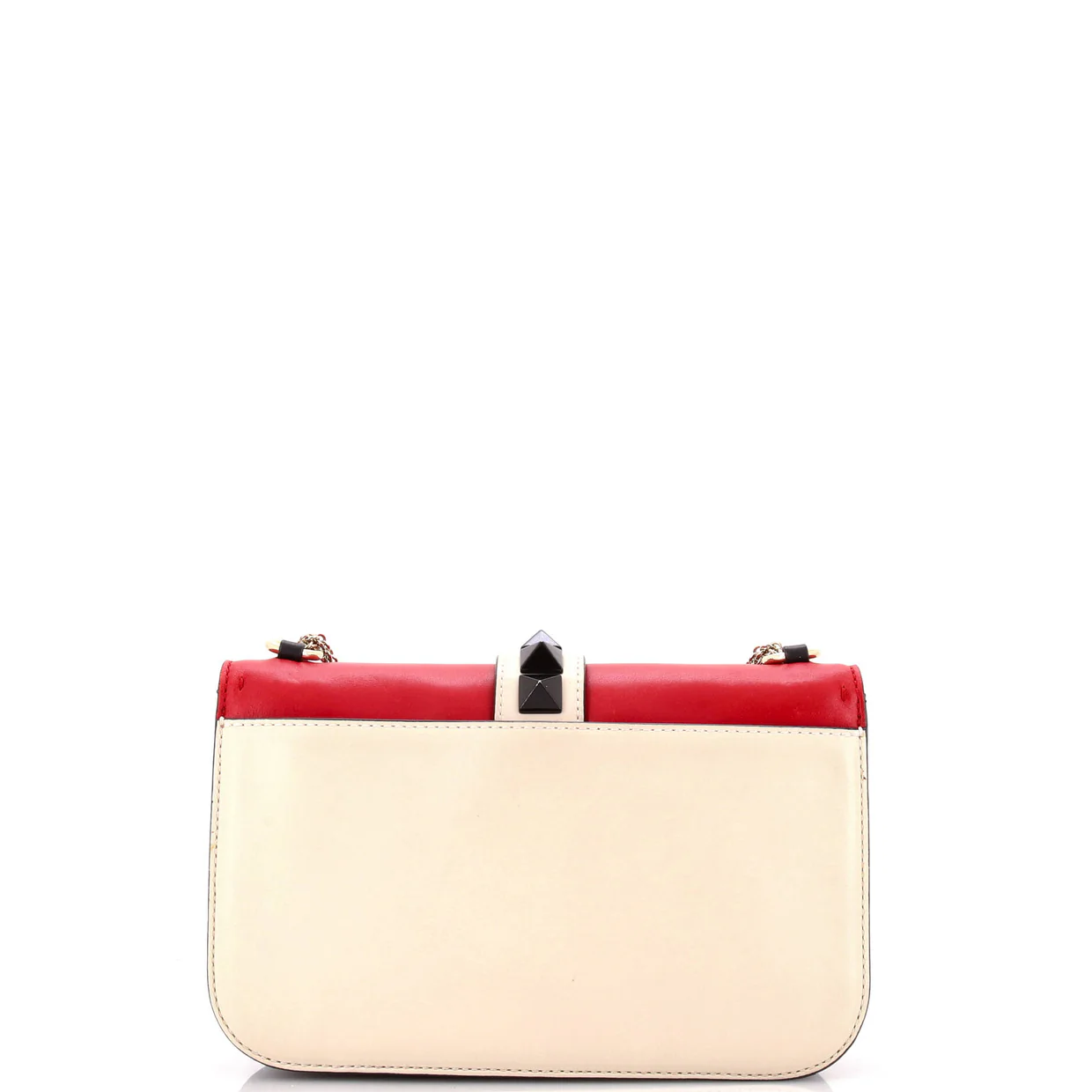 Glam Lock Shoulder Bag Leather Medium - Deep Luxury