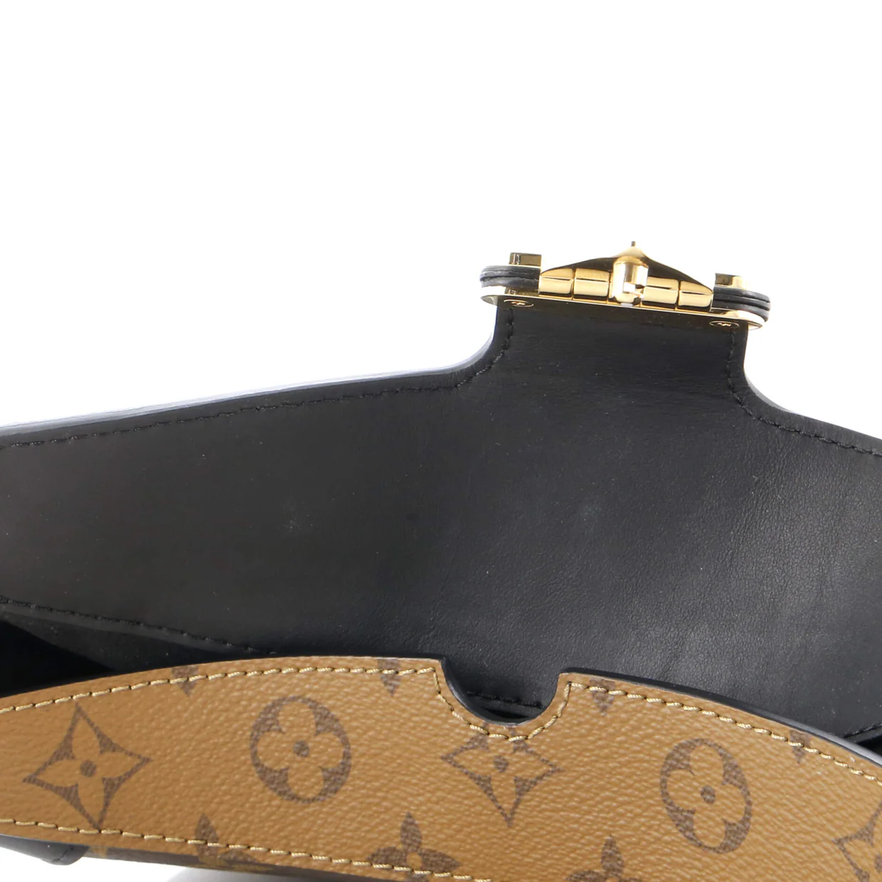 LV Twinny Handbag Monogram Canvas and Reverse Monogram Canvas with Leather - Deep Luxury