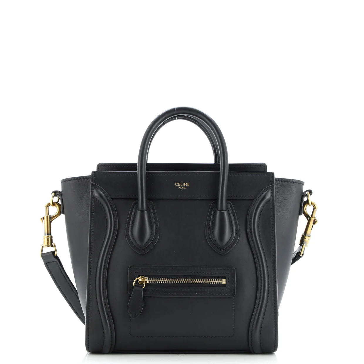 Luggage Bag Smooth Leather Nano - Deep Luxury