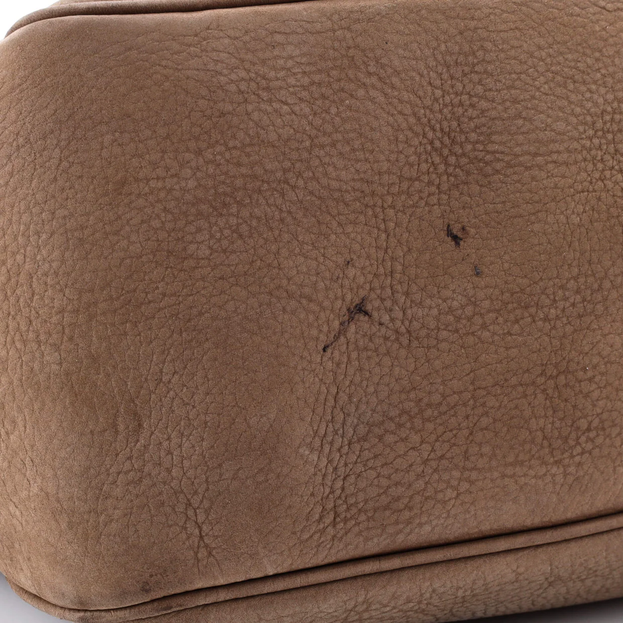 Soho Chain Zip Shoulder Bag Nubuck Medium - Deep Luxury