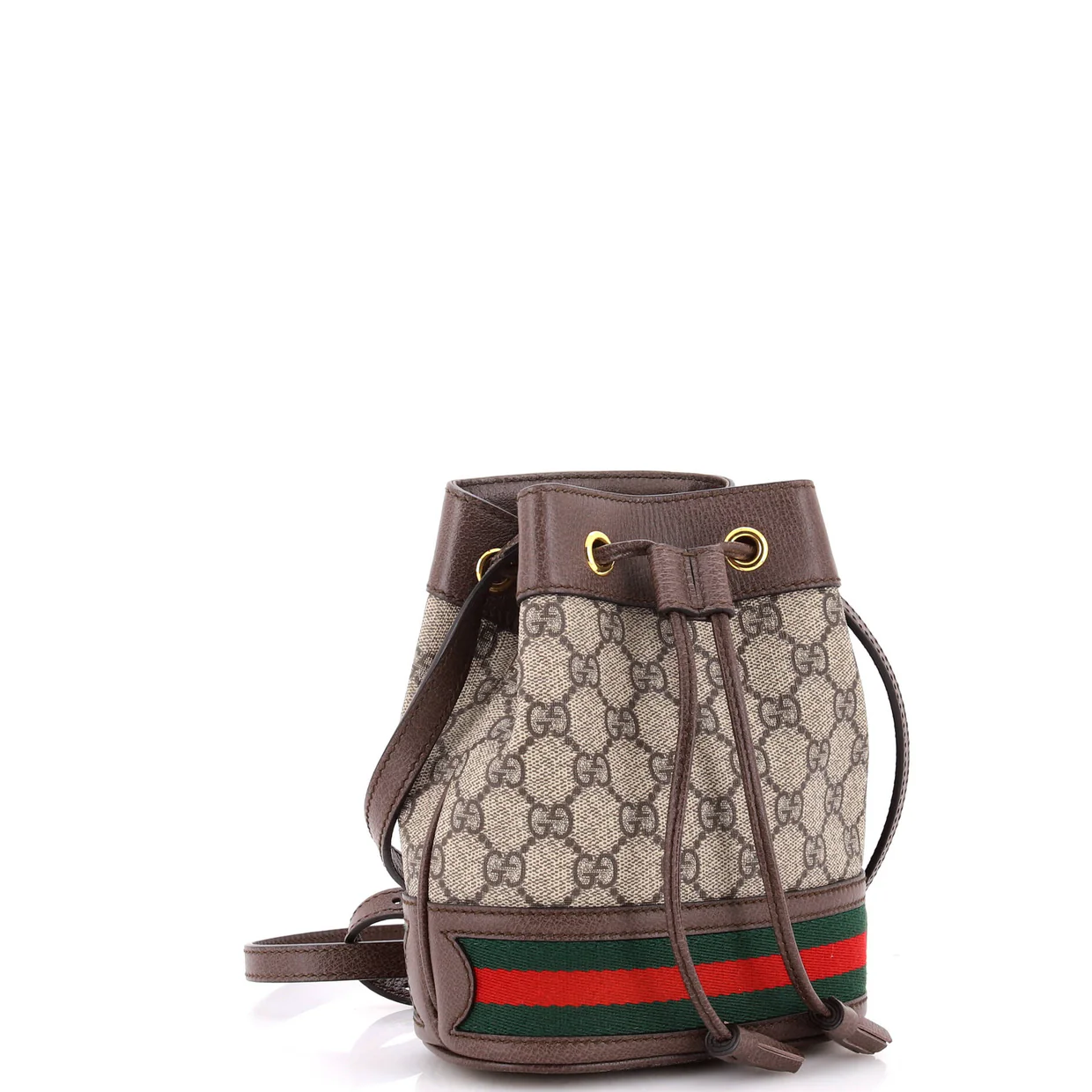 Ophidia Bucket Bag GG Coated Canvas Mini - Deep Luxury