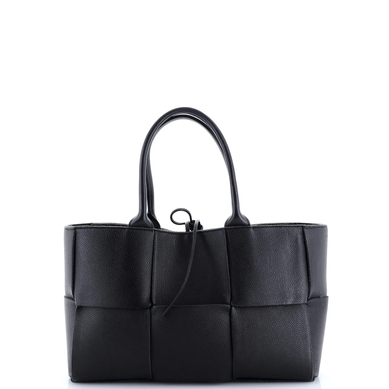 Arco Tote Maxi Intrecciato Leather Small - Deep Luxury