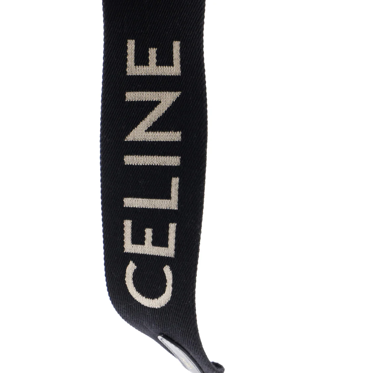 Logo Shoulder Strap Jacquard Wool Long - Deep Luxury