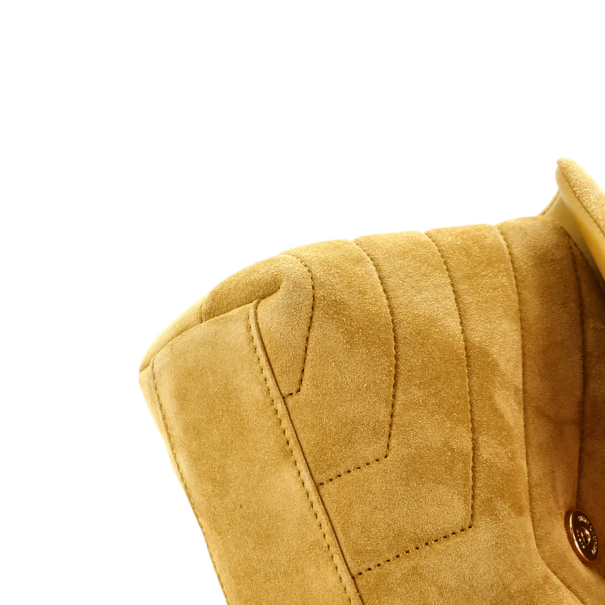 Loulou Shoulder Bag Matelasse Chevron Suede Toy - Deep Luxury