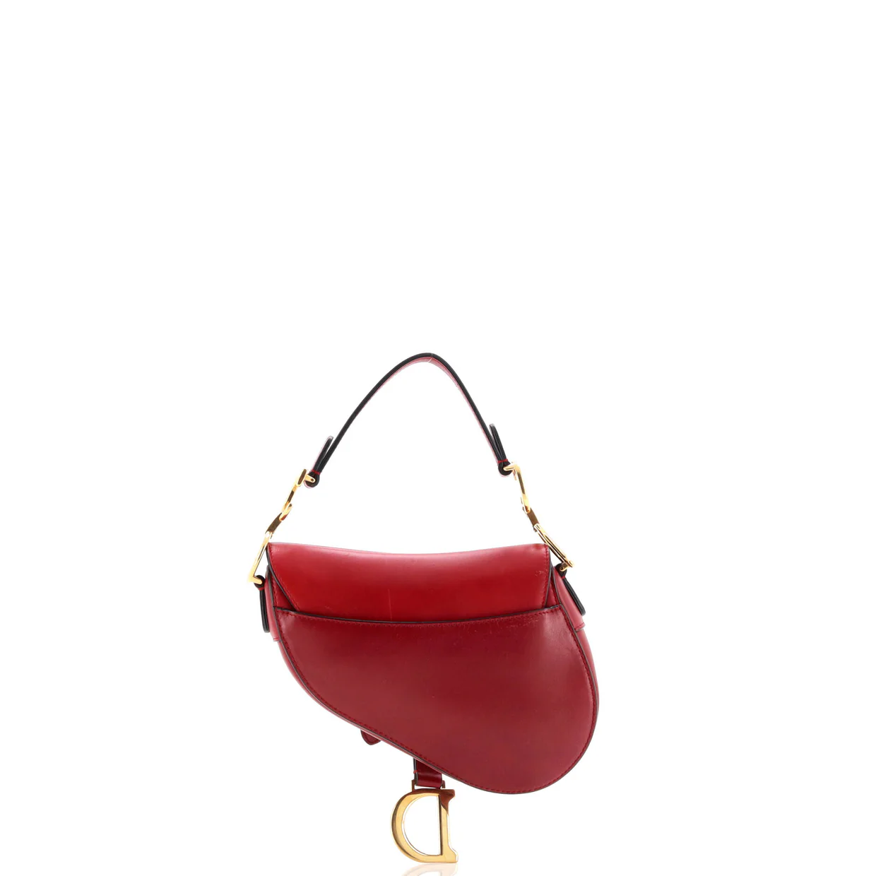 Saddle Handbag Leather Mini - Deep Luxury