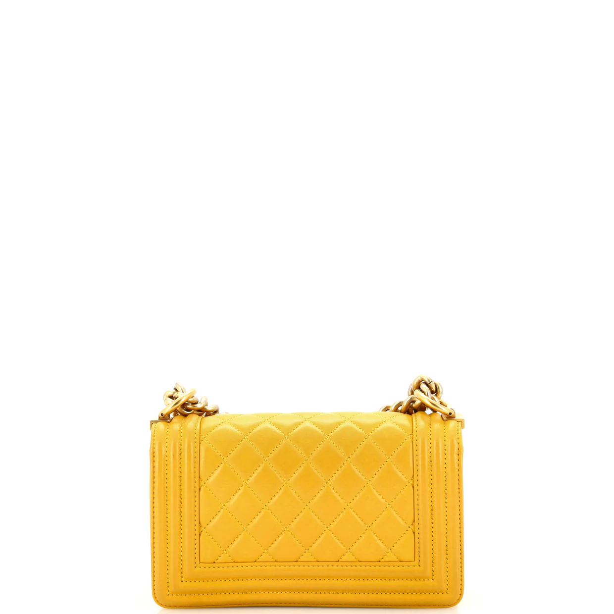 Boy Flap Bag Quilted Lambskin Small - Deep Luxury