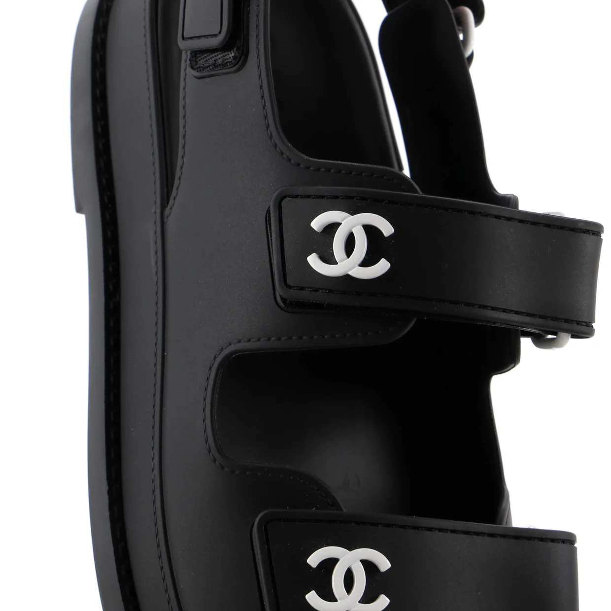 Women's Velcro Dad Sandals Rubber - Deep Luxury