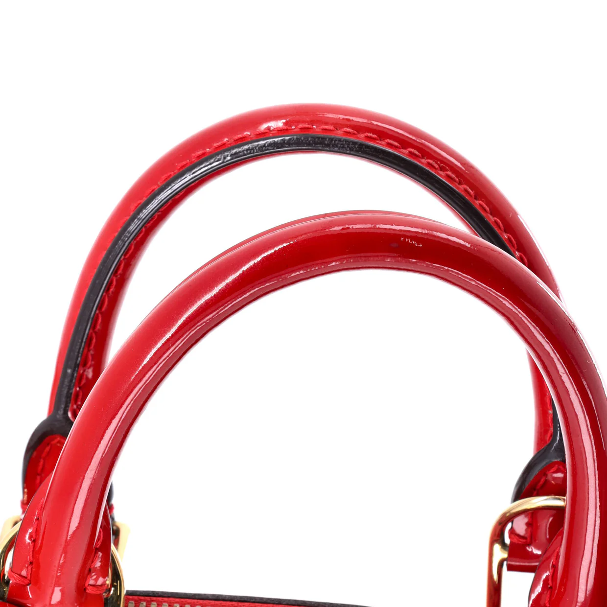 Alma Handbag Monogram Vernis BB - Deep Luxury