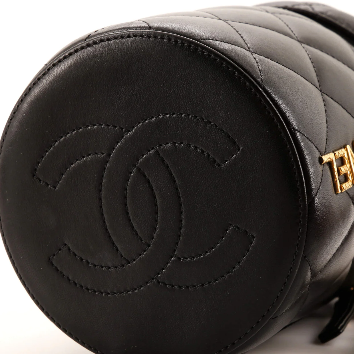 Side Note Vanity Case Quilted Lambskin Small - Deep Luxury