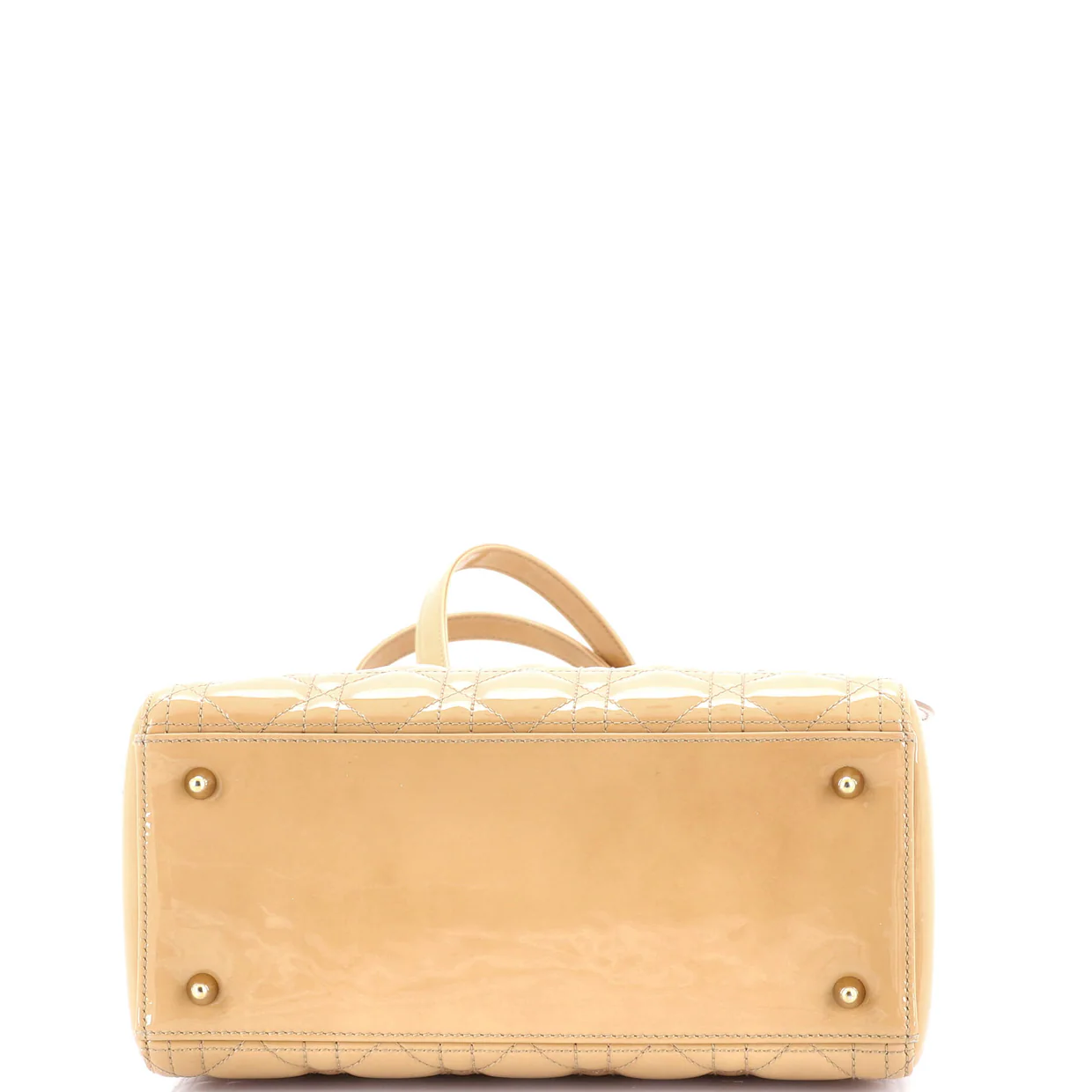 Lady Dior Bag Cannage Quilt Patent Medium - Deep Luxury