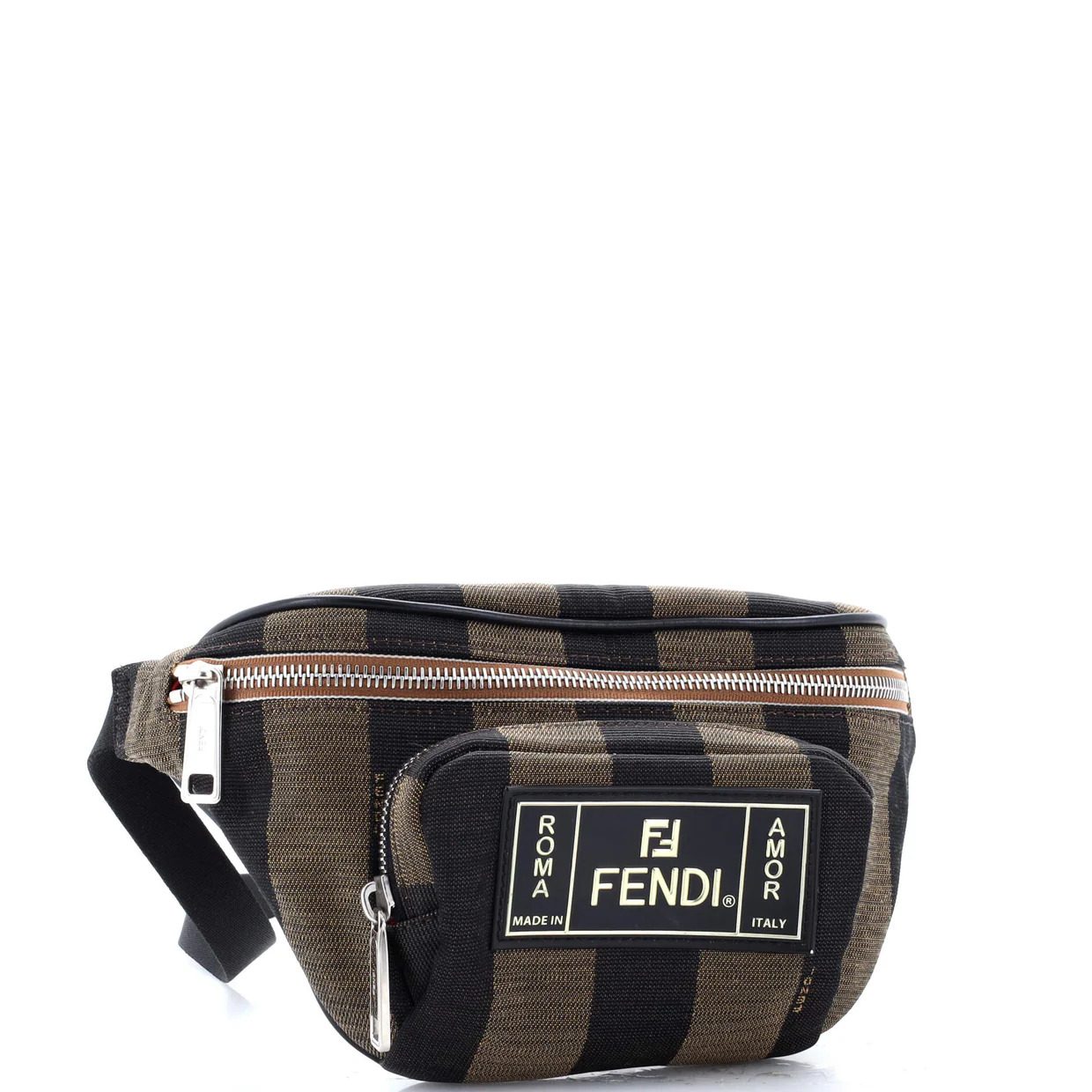 Front Pocket Waist Bag Pequin Canvas - Deep Luxury