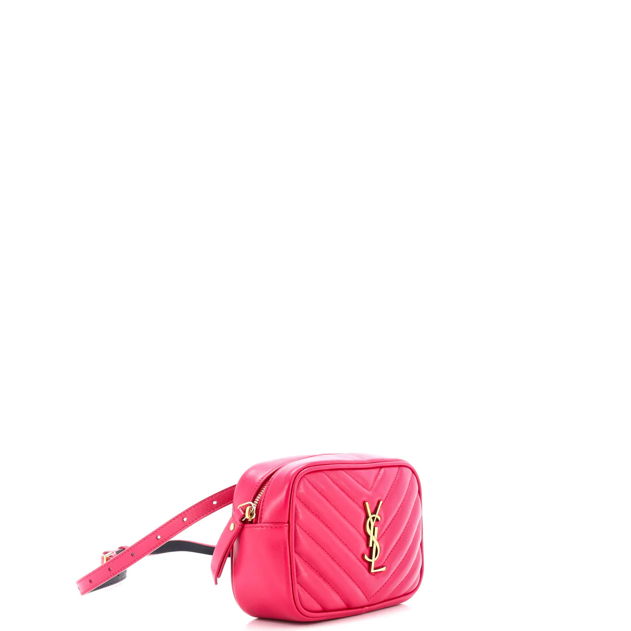 Lou Belt Bag Matelasse Chevron Leather - Deep Luxury