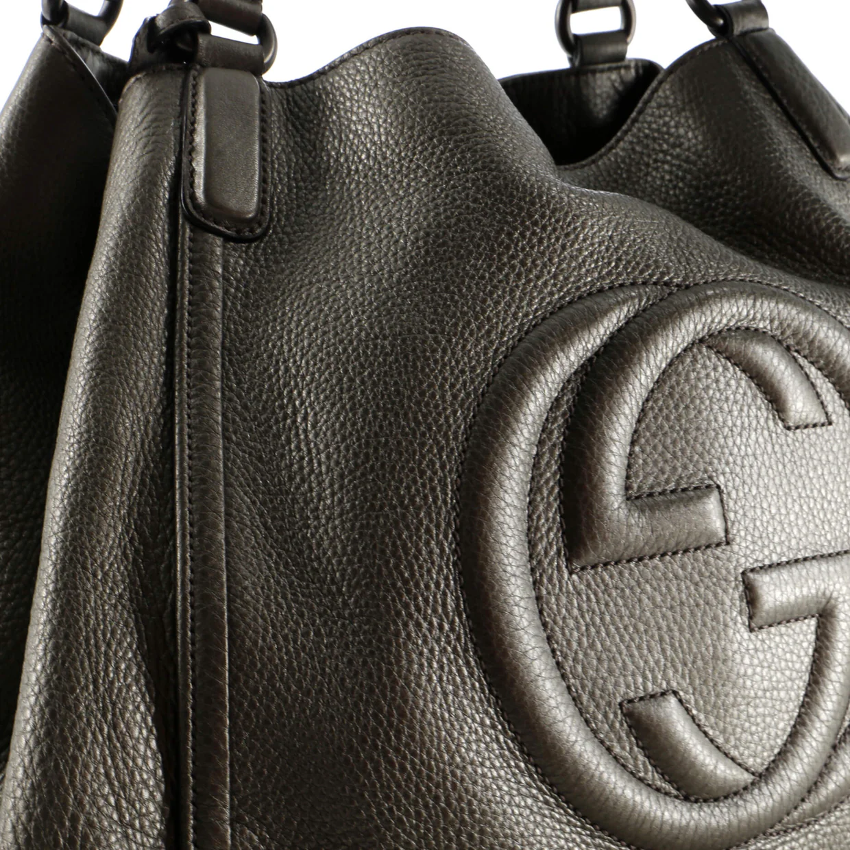 Soho Shoulder Bag Leather Medium - Deep Luxury