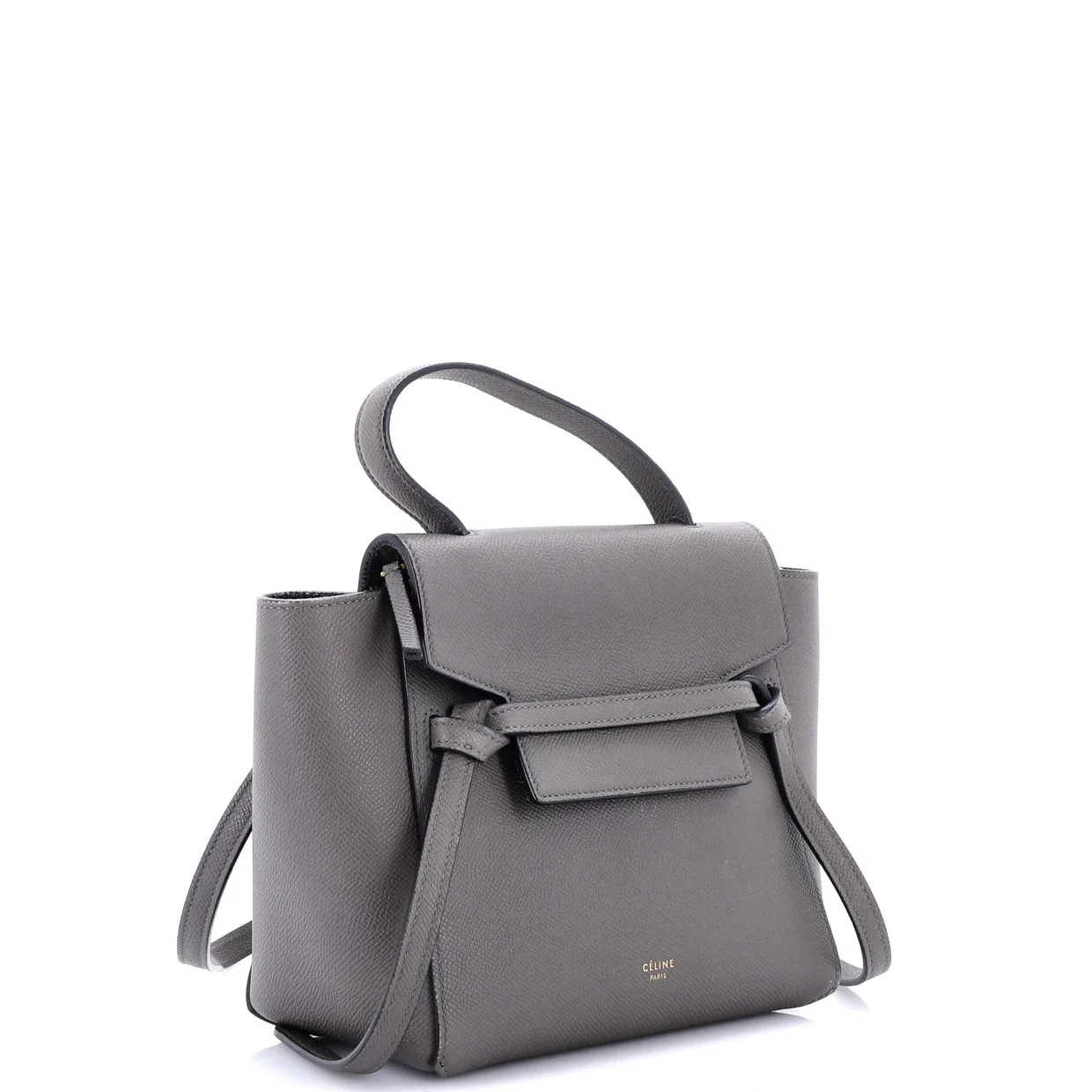 Belt Bag Textured Leather Nano - Deep Luxury