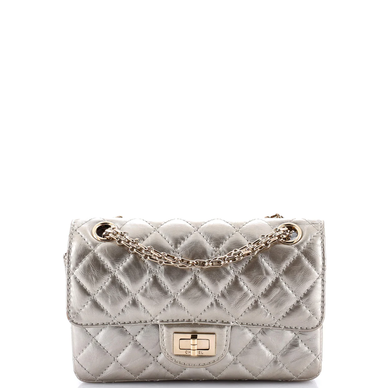 Reissue 2.55 Flap Bag Quilted Aged Calfskin Mini - Deep Luxury