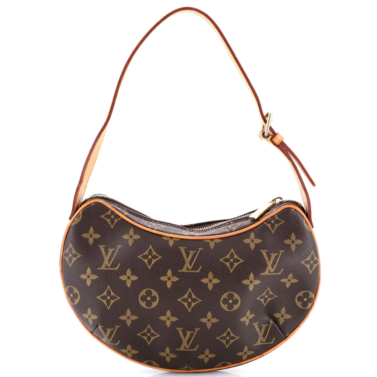 Croissant Handbag Monogram Canvas PM - Deep Luxury