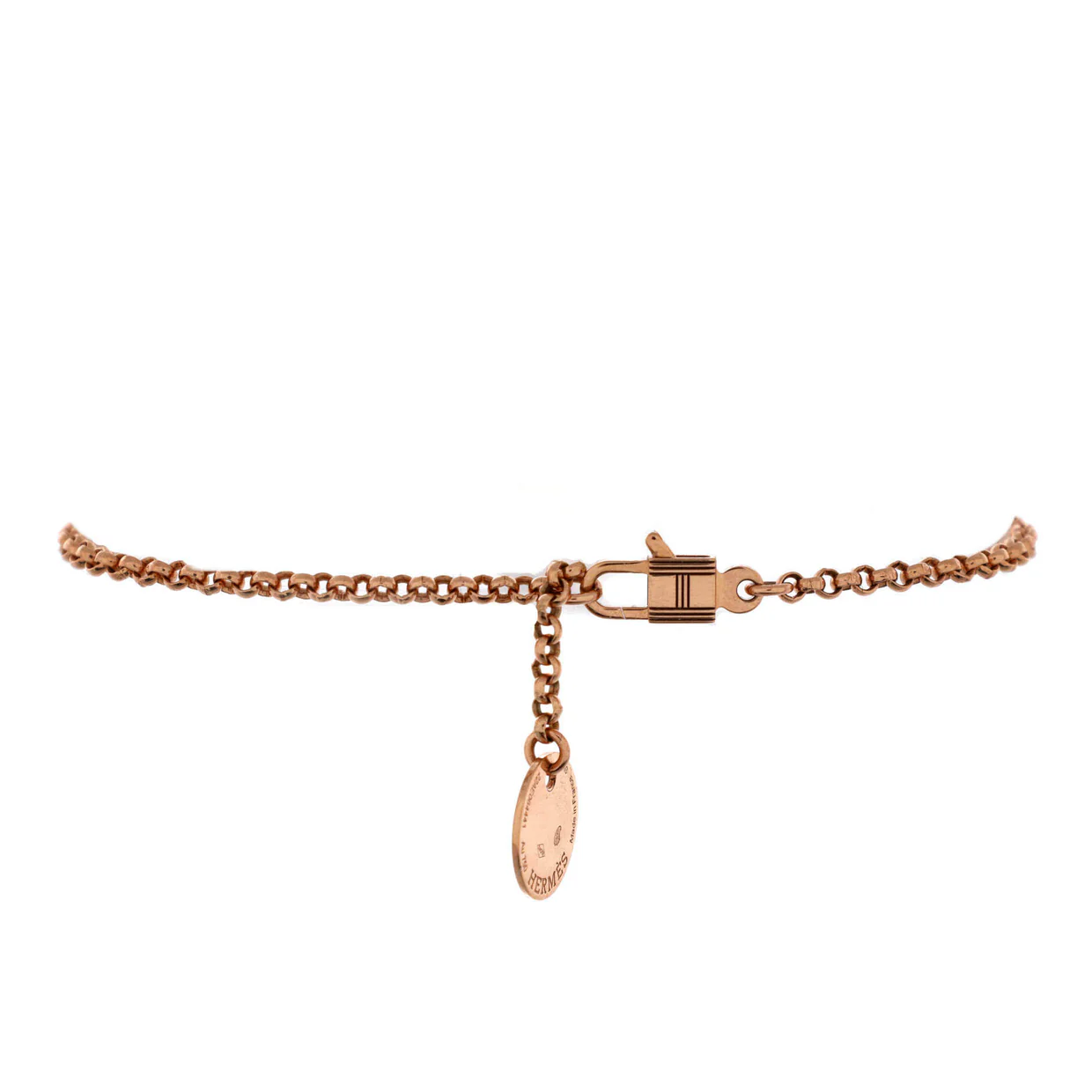 Kelly Clochette Chain Bracelet 18K Rose Gold Small - Deep Luxury