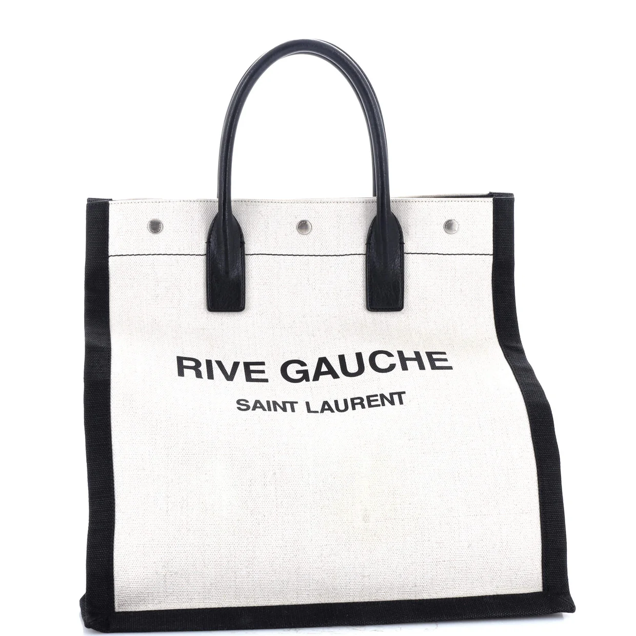 Rive Gauche Shopper Tote Canvas Tall - Deep Luxury
