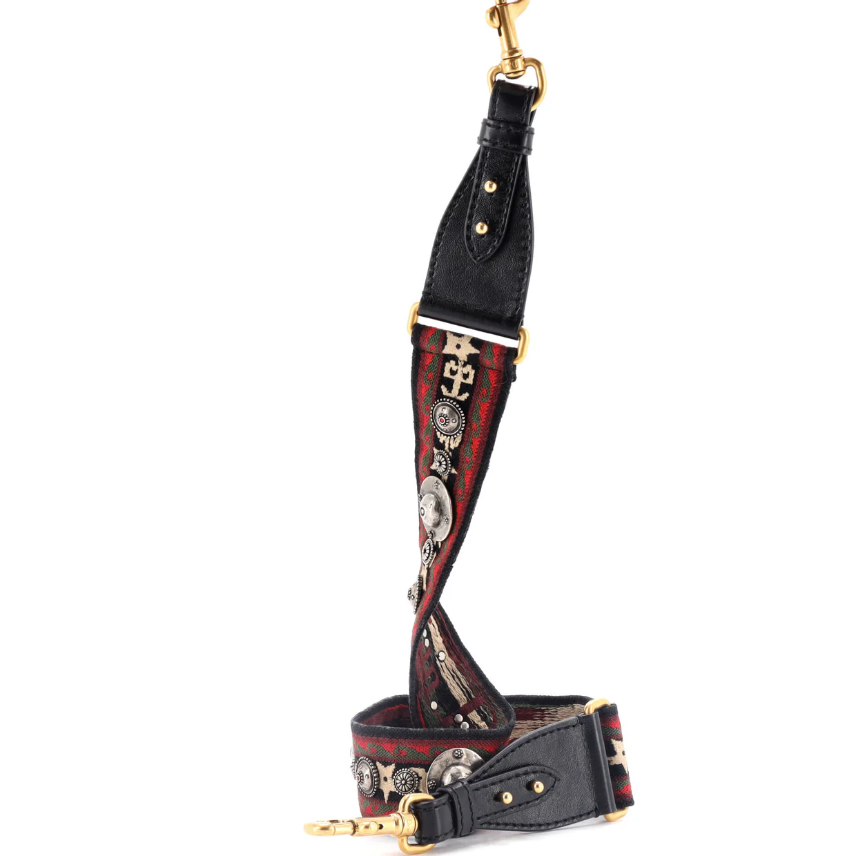 Logo Shoulder Strap Embroidered Canvas - Deep Luxury