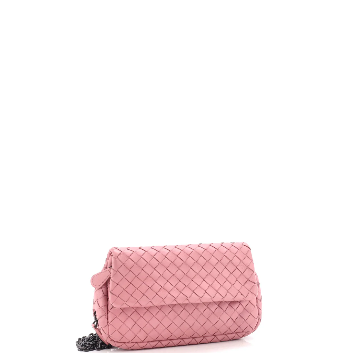 Expandable Chain Crossbody Bag Intrecciato Nappa Small - Deep Luxury