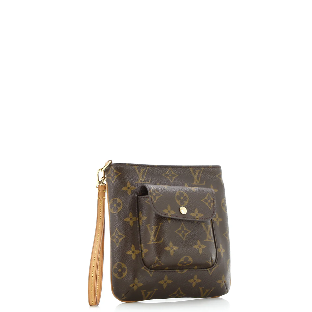Partition Wristlet Clutch Monogram Canvas - Deep Luxury