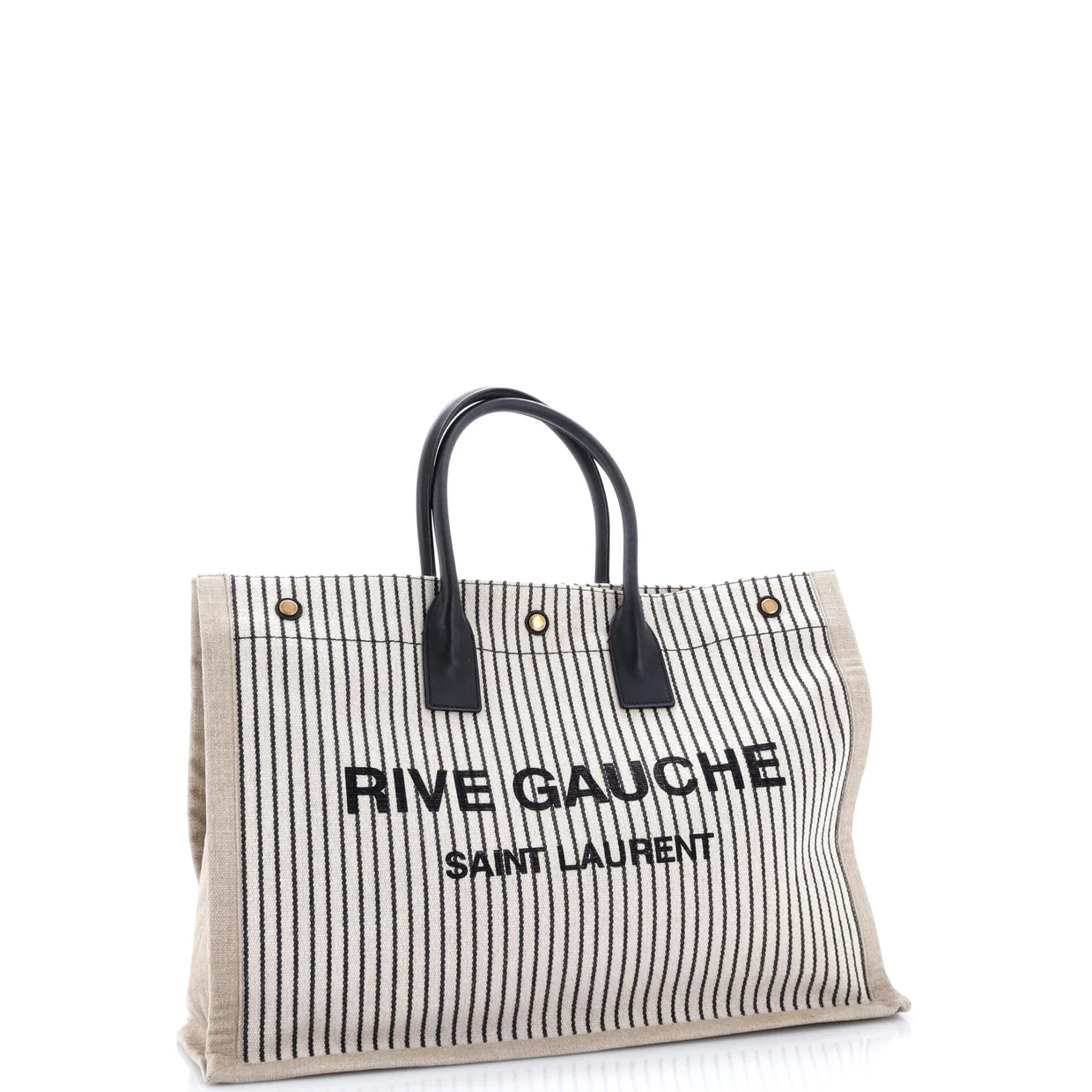 Rive Gauche Shopper Tote Canvas Large - Deep Luxury