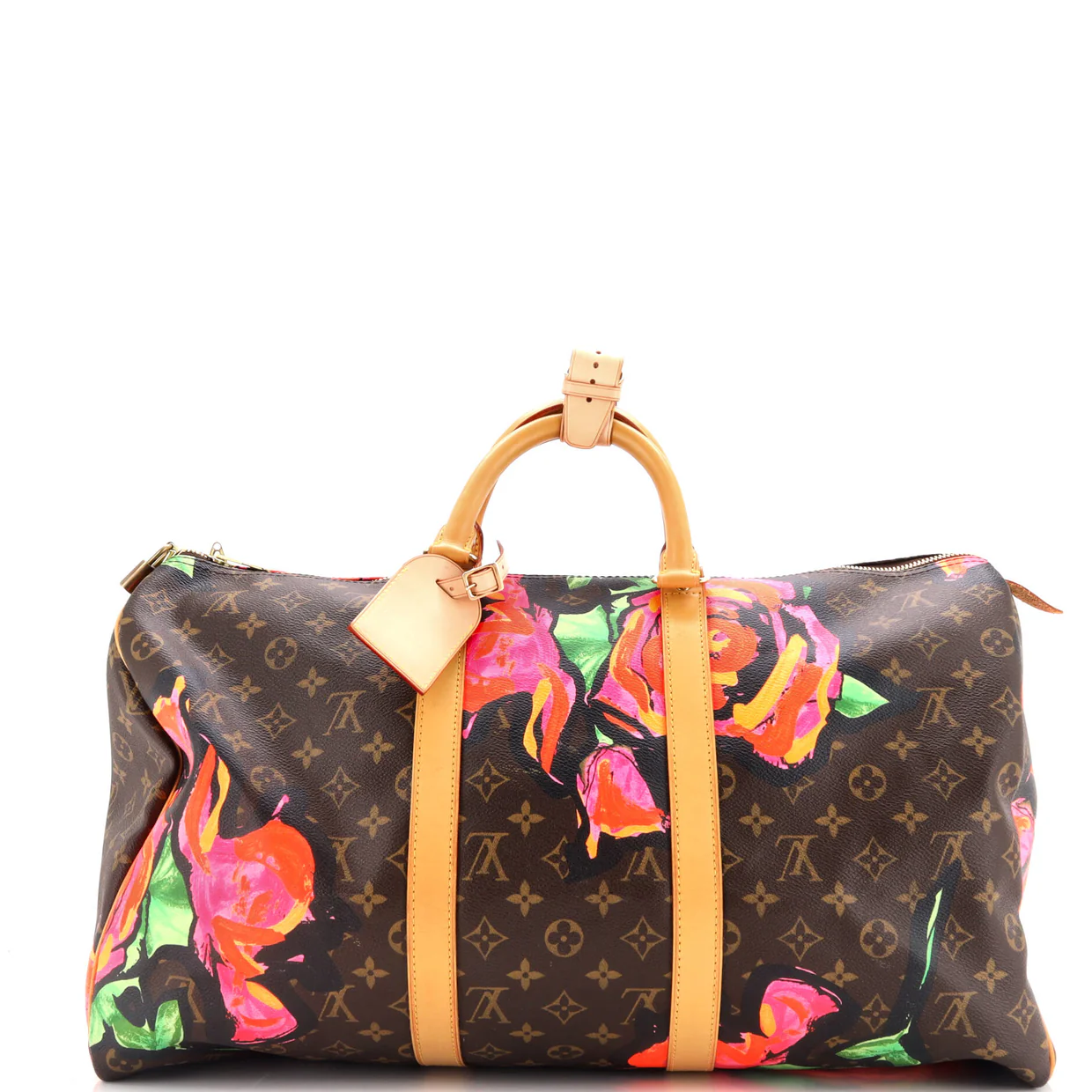 Keepall Bag Limited Edition Monogram Roses 50 - Deep Luxury