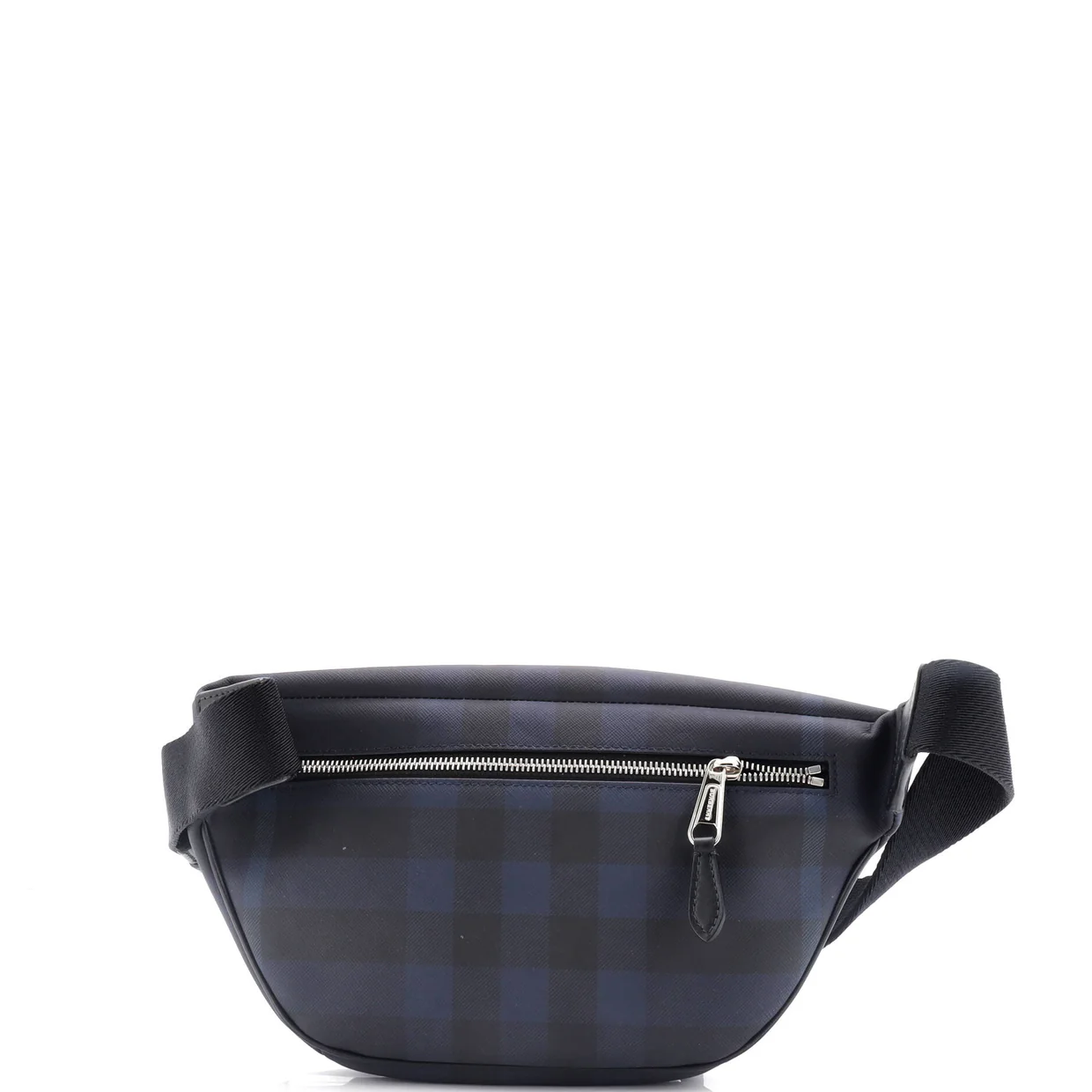 Cason Bum Bag Check E-Canvas Medium - Deep Luxury