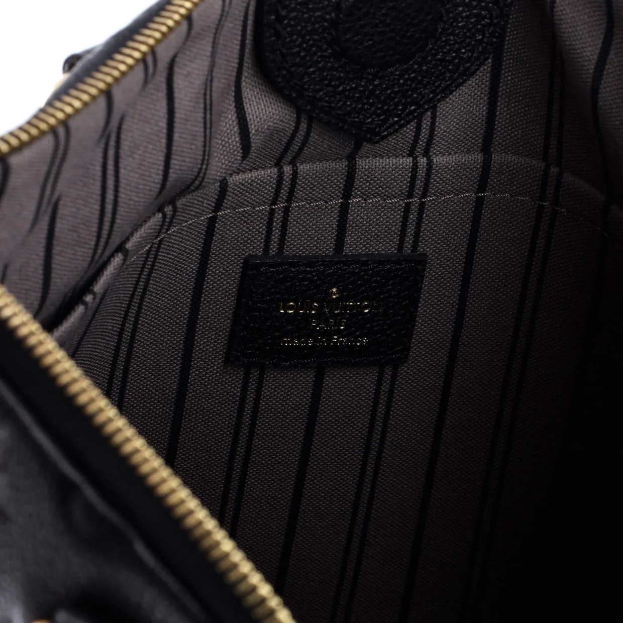 Mazarine Handbag Monogram Empreinte Leather PM - Deep Luxury