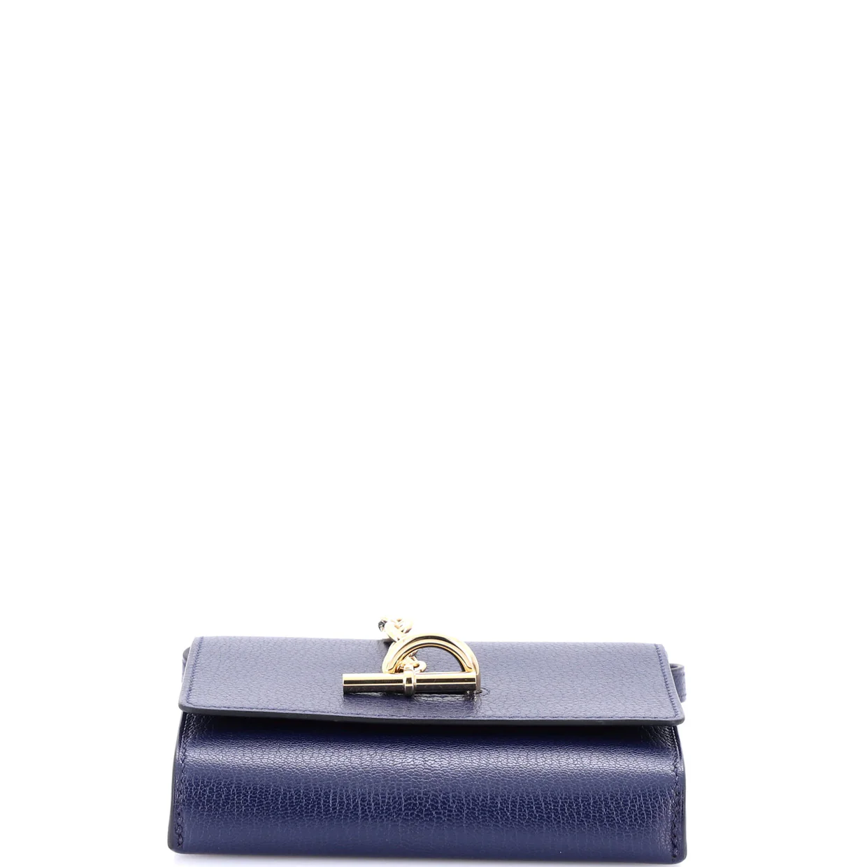 Chaine d'Ancre Compact Wallet on Strap Chevre Mysore - Deep Luxury