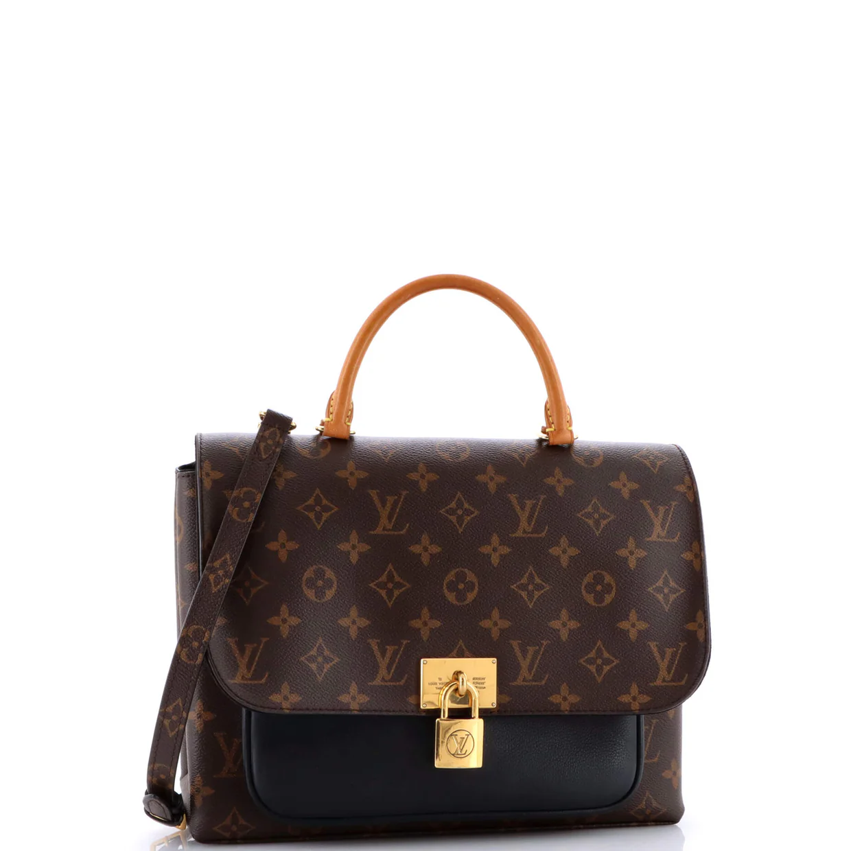 Marignan Handbag Monogram Canvas with Leather - Deep Luxury