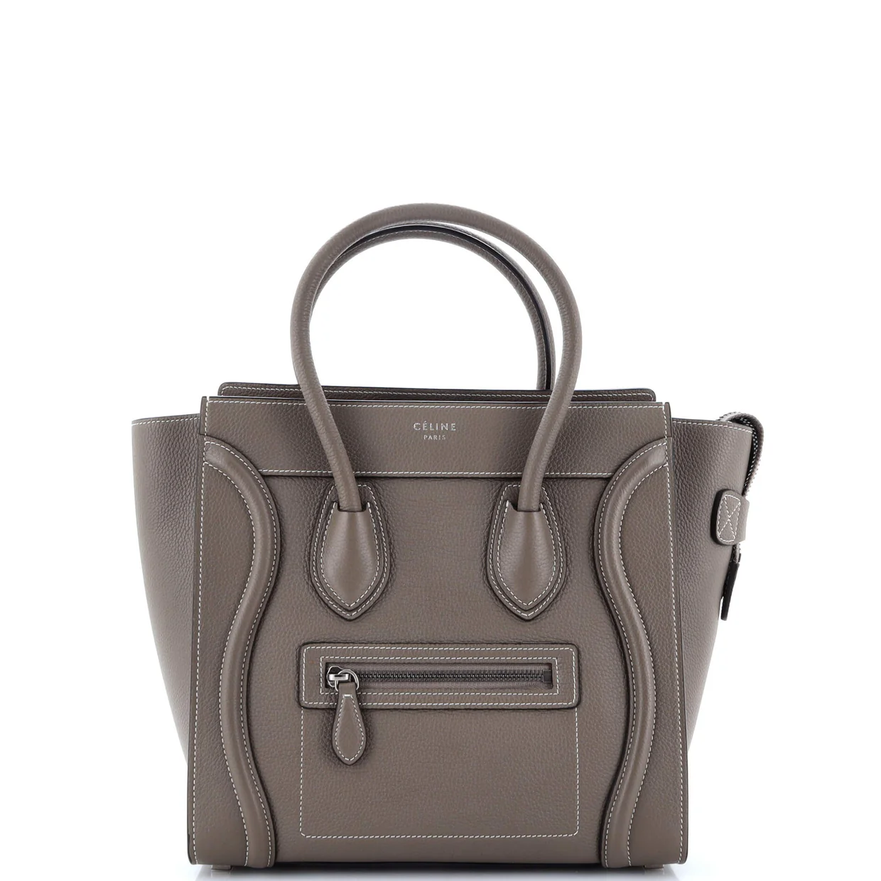 Luggage Bag Grainy Leather Micro - Deep Luxury